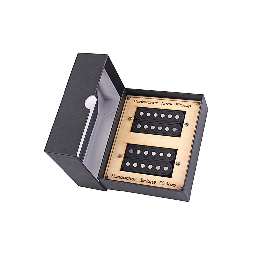 2Pcs Alnico 5 Guitar Double Humbucker Neck Bridge Pickups Guitar Parts Set