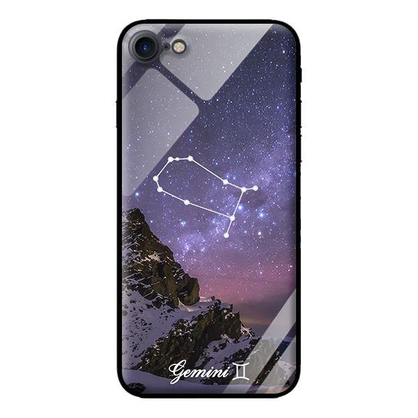 Ốp kính 12 cung Hoàng Đạo cho iPhone 8 Capricorn - Hàng chính hãng