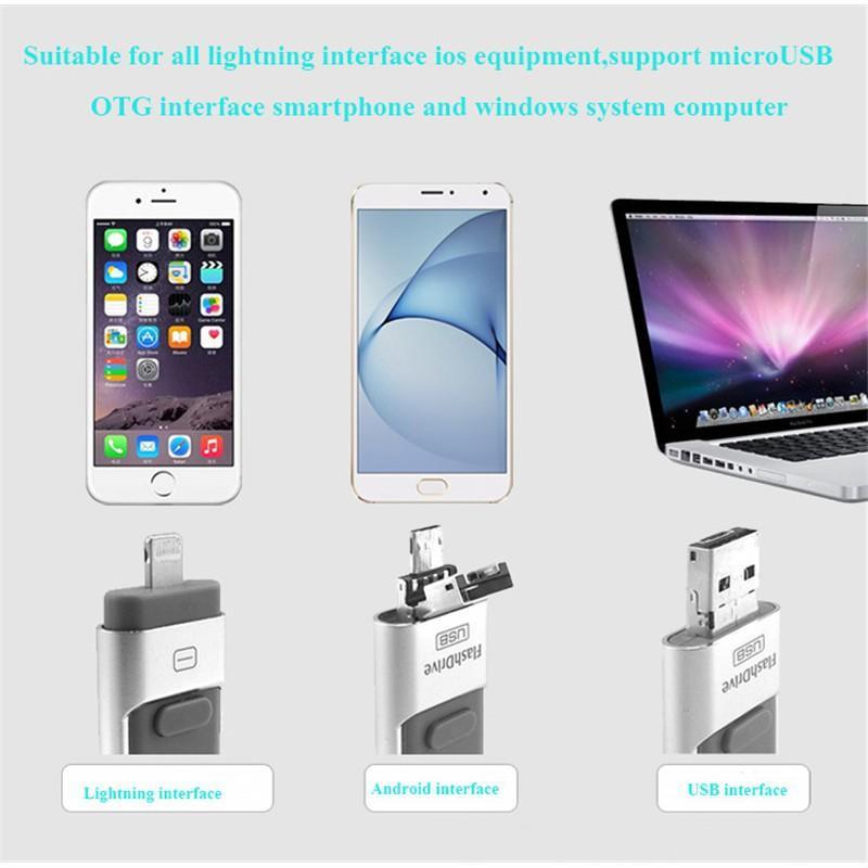 USB đa năng 3 trong 1 cho Android/IOS và máy tính