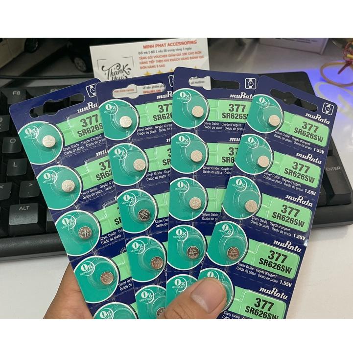 Pin Murata Nhật Bản 377 dành cho đồng hồ đeo tay 1.55V