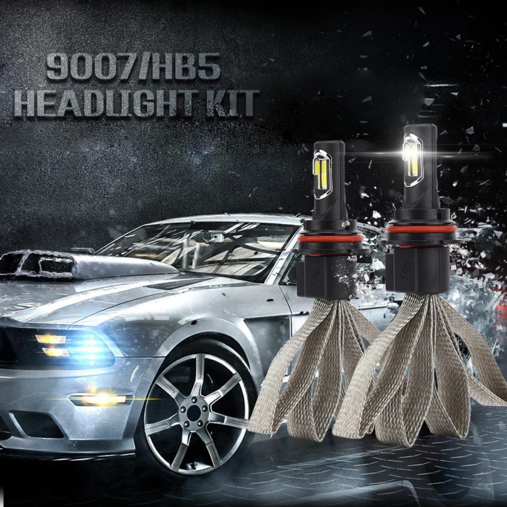 2X 60W 360 Beam Headlight Bulb Headlamp Conversion Kit 6000K 6400LM