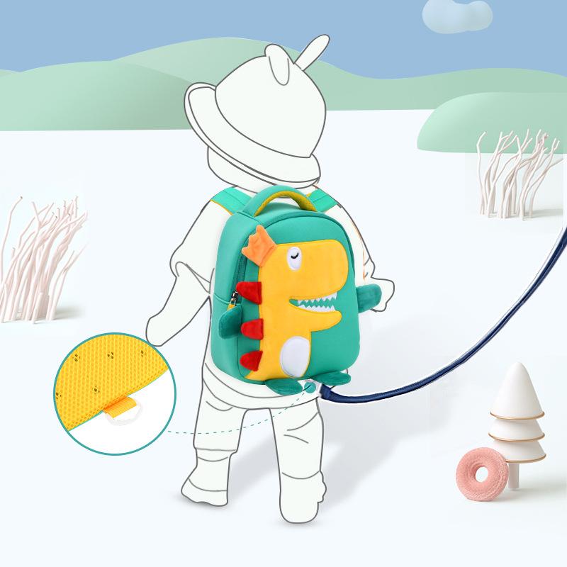 Bé Gái Trẻ Em 3D Cao Cấp Mochila Hoạt Hình Chống Mất Mẫu Giáo Học Cho Bé Bé Trai Khủng Long Chống Thấm Nước ba Lô