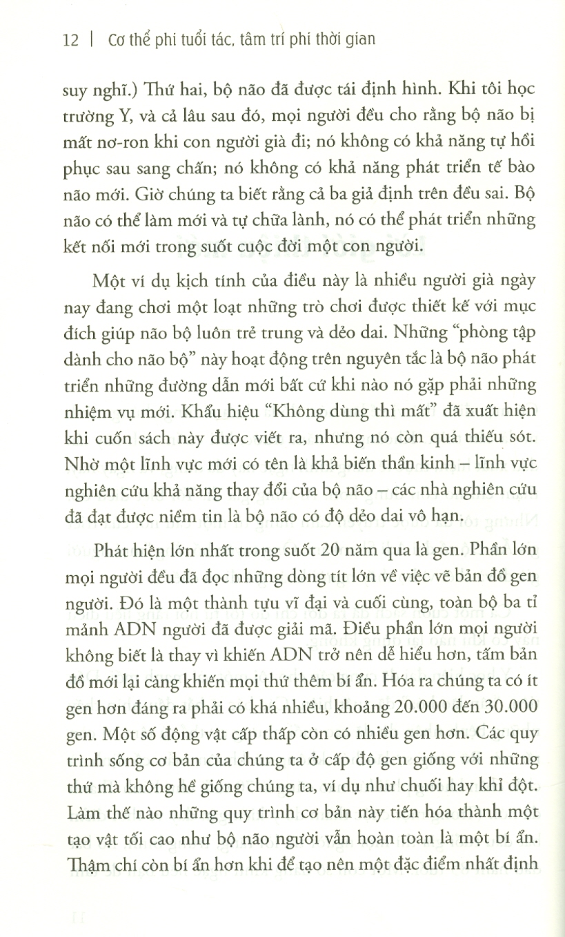 CƠ THỂ PHI TUỔI TÁC, TÂM TRÍ PHI THỜI GIAN – Deepak Chopra – Kiều Anh Tú dịch -  Thái Hà -NXB Thế giới