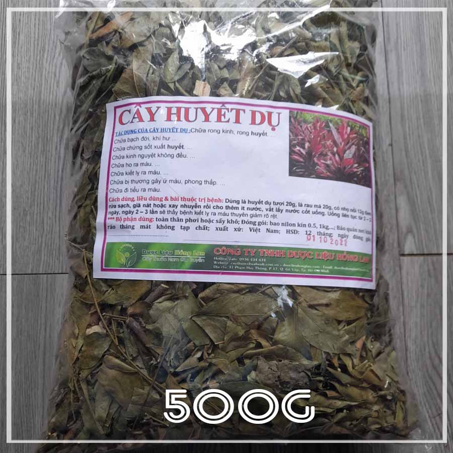 Cây huyết dụ khô sạch đóng gói 500gram