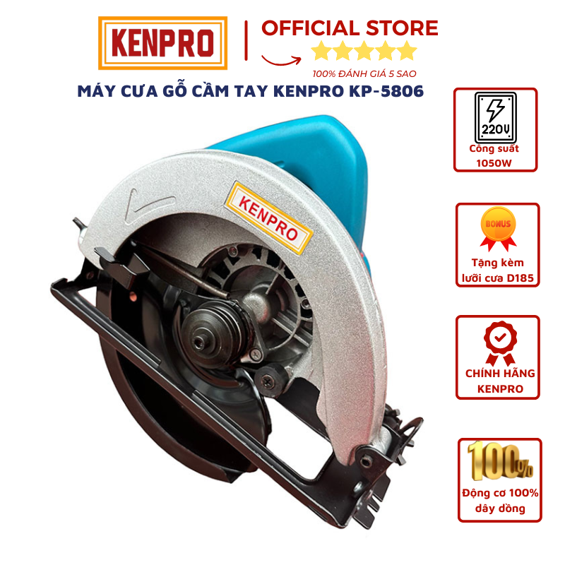 Máy Cưa Gỗ Cầm Tay KENPRO KP-5806, Bảo Hành 6 Tháng