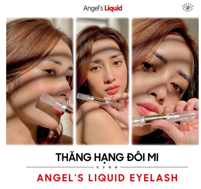 Tinh Chất Dưỡng Mi Dày Và Dài 2 Bước Angel's Liquid Eyelash Essence &amp; Ampoule