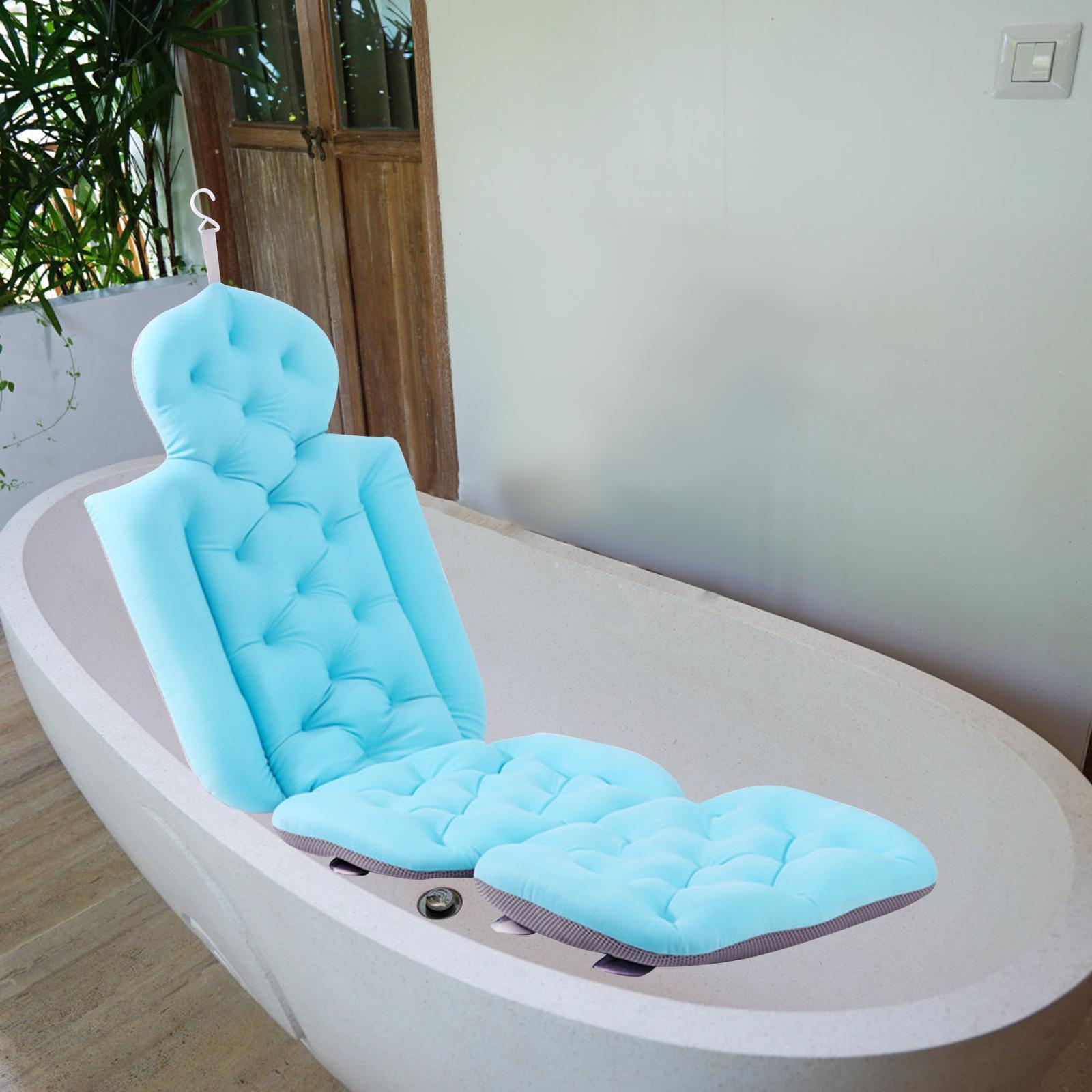 Bath Pillow Comfortable Bathtub Cushion Full Body Mat for SPA Bathroom