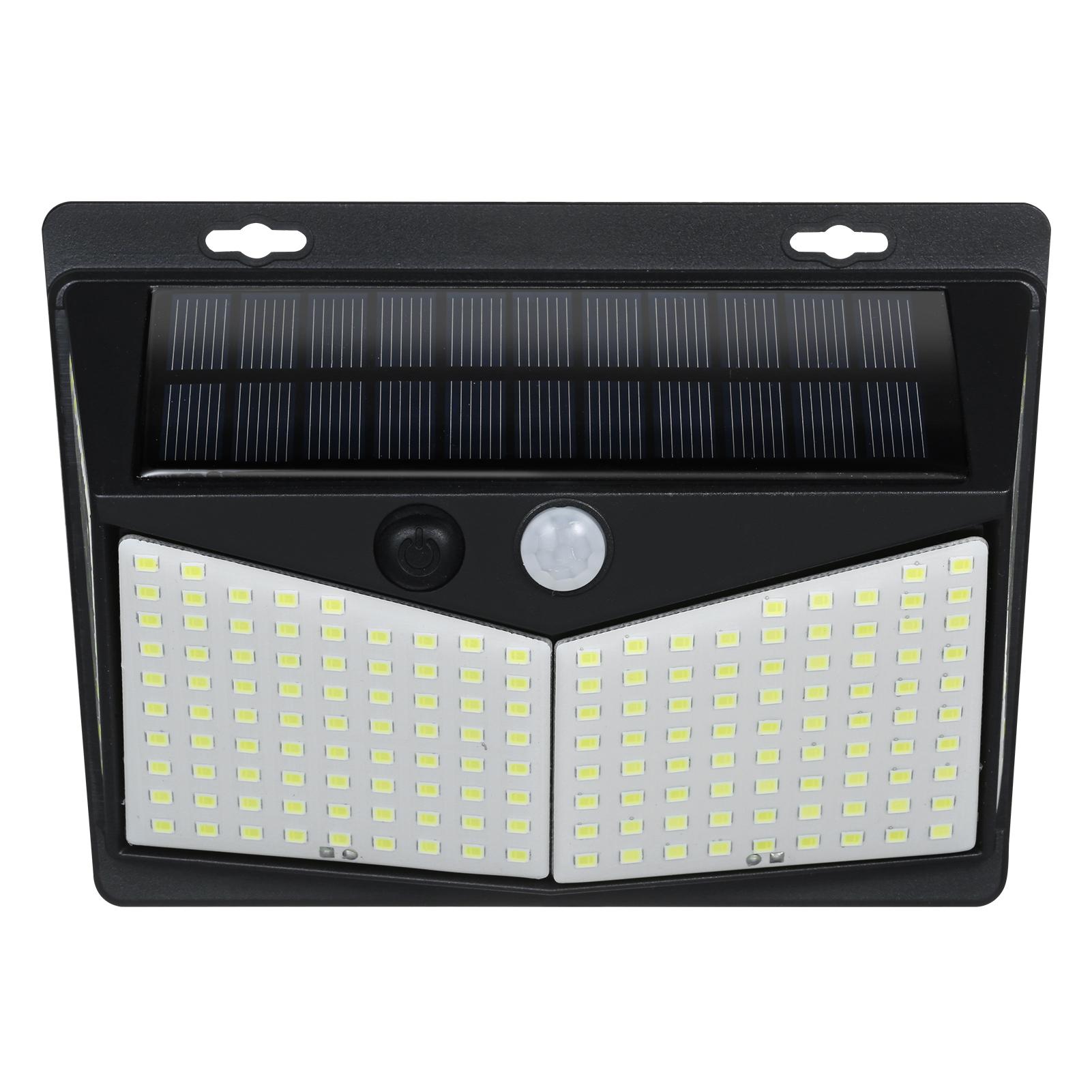 Đèn năng lượng mặt trời Đèn cảm biến chuyển động với 208 Leds độ chiếu sáng cao,3 chế độ sáng, Chống nước IP65
