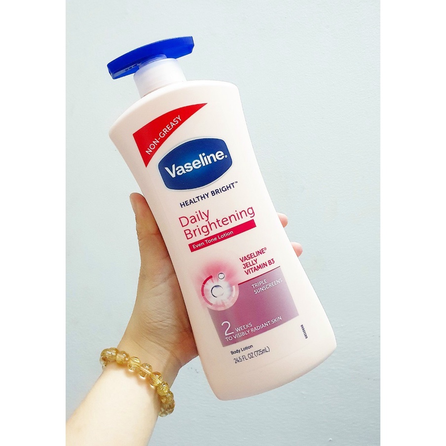 Dưỡng thể trắng da Vaseline mỹ hồng 725ml-giao vòi ngẫu nhiên( không có tem phụ- không xuất hóa đơn )