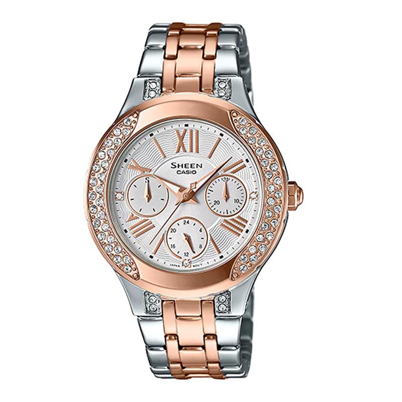 Đồng Hồ Nữ Dây Thép Casio Sheen SHE-3809SG-7AUDR | SHE-3809SG-7A