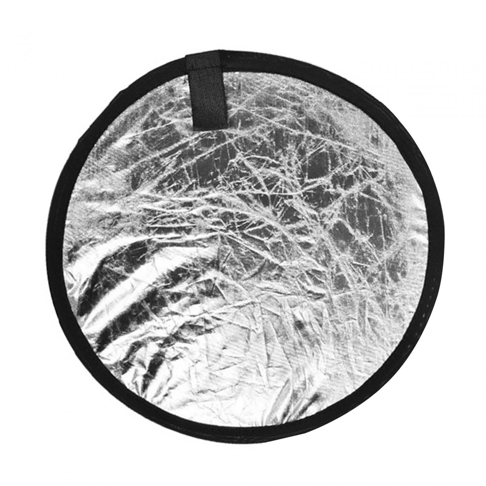 Light Reflectors Board Photography Reflector, Round High Quality 60cm Photo Reflector Light Diffuser for Outdoor, Photography