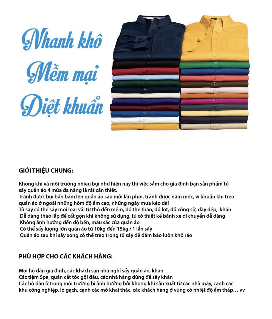 Tủ Máy Sấy Quần Áo BAKA BK-01 - Màu Ngẫu Nhiên - Hàng Chính Hãng