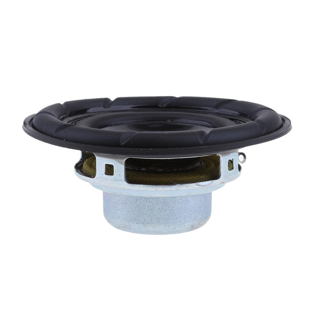 2x40mm 4Ohm 5W Full Range Audio Speaker Round Loudspeaker 16 Coil PU Edge