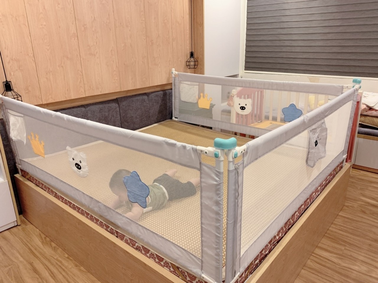 Thanh chắn giường - bản nâng cấp 2021 - An toàn cho trẻ nhỏ (Đơn giá /01 Thanh)
