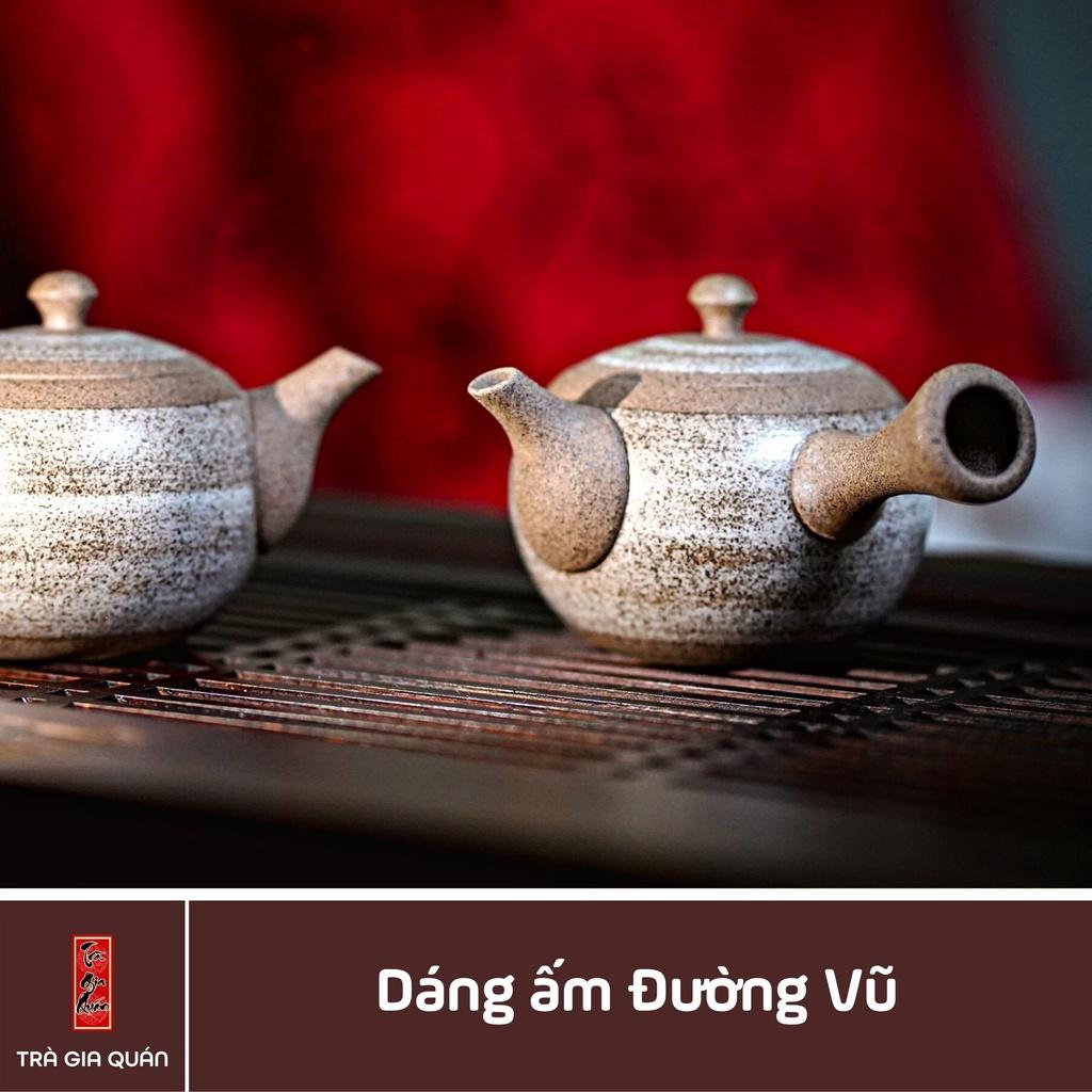 Bộ Ấm Tứ Đại Hồng Sa Trà Đạo, Ấm Uống Trà Độc Ẩm, Song Ẩm Tánh Không Hồng Sa Bát Tràng Trà Gia Quán Dung Tích 180ml