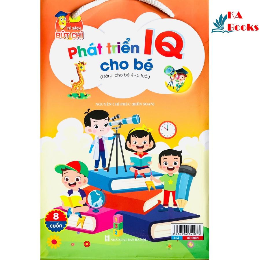 Sách - Combo Bộ Phát Triển IQ Cho Bé 4-6 Tuổi - 8 quyển