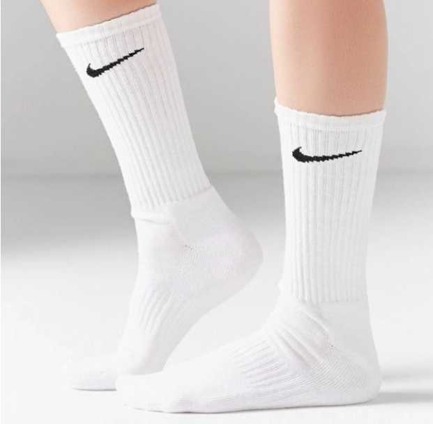 Vớ nike cổ cao trắng