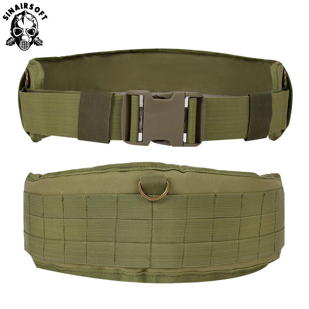 Quân Đội Molle Dây Lưng Nam Chiến Thuật Ngoài Dây Lưng Đệm CS Đa Sử Dụng Thiết Bị Airsoft Rộng Thắt Lưng Săn Bắn Phụ Kiện