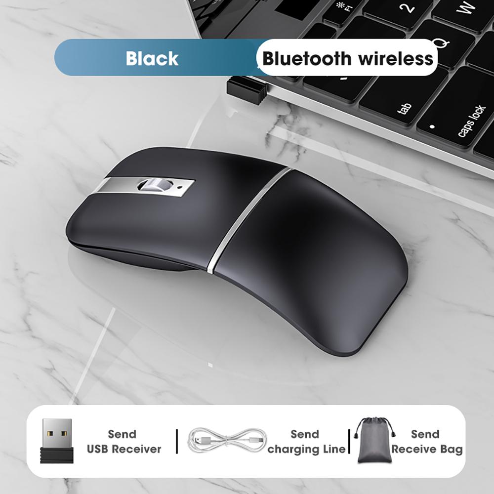 Chuột Bluetooth Có Thể Gập Lại Máy Tính Không Dây Game Thủ Im Lặng Chuột Cho Máy Tính Macbook Chơi Game Mause Sạc Chuột Laptop Phụ Kiện