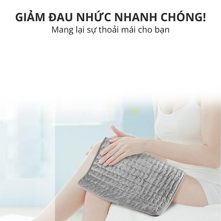 Thảm Chườm Nóng Kachi MK363 giảm đau nhức, sưởi ấm - Hàng chính hãng