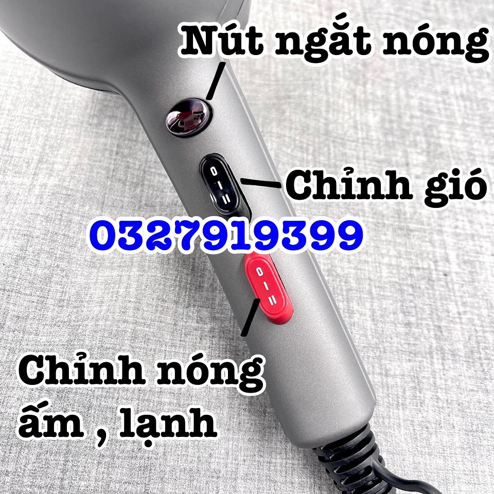Máy sấy tóc cao cấp Barber Plus V12 2300W