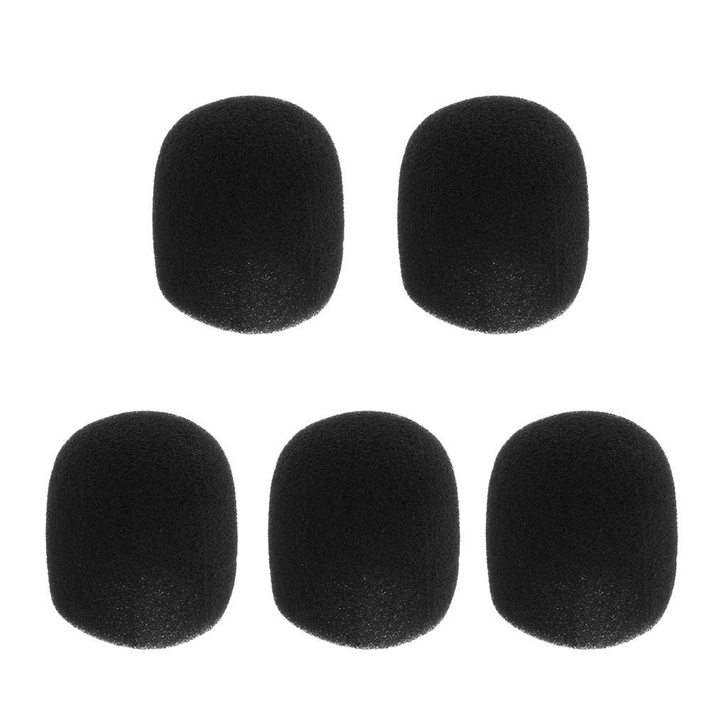 2-5pack 5 Pack Handheld Stage Microphone Windscreen Foam Mic Cover for Karaoke