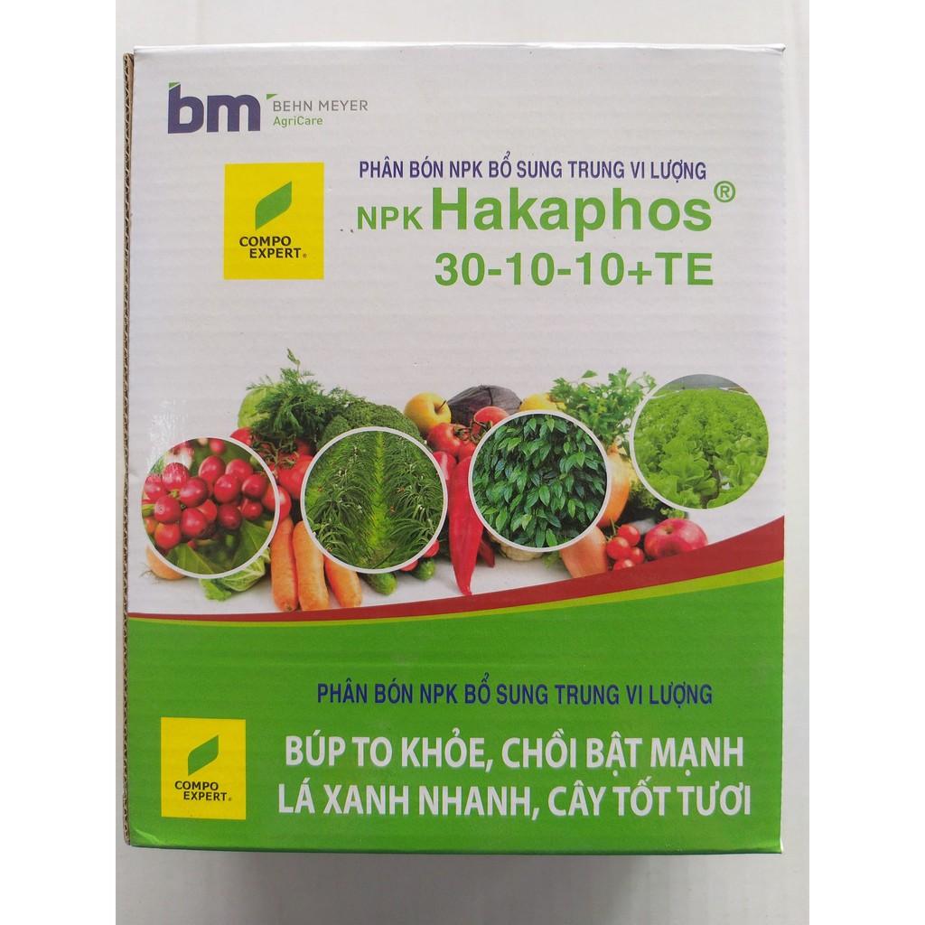 Phân bón NPK bổ sung trung vi lượng - Hakaphos 30-10-10 - Hộp 4 gói