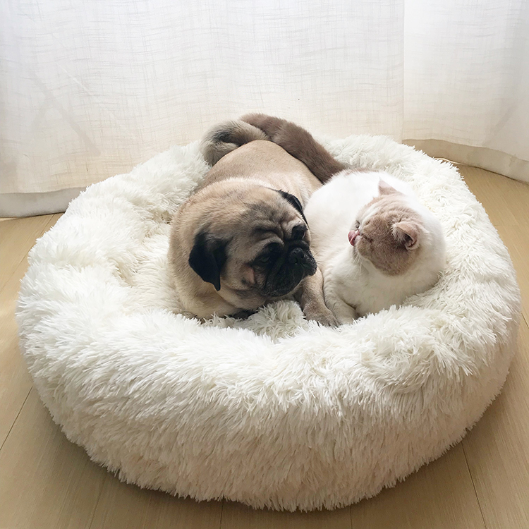 Đệm lông tròn dành cho thú cưng