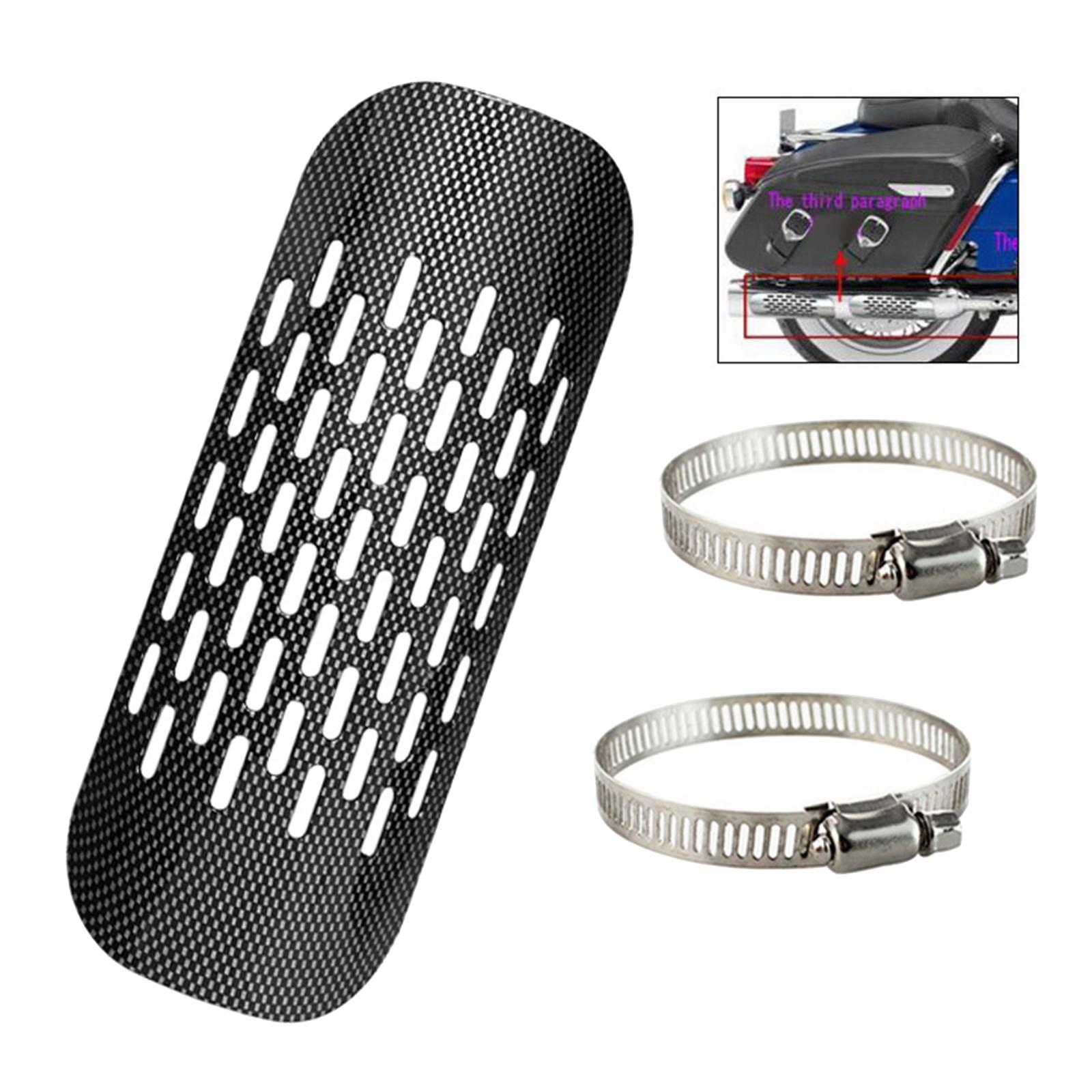 Motorcycle Motorbike Exhaust Heat Shield Protector Exhaust Pipe Muffler Silencer Pipe Cover Guard for Harley Prince racing 400 earth