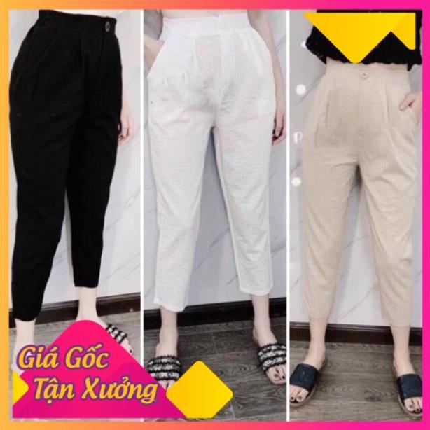 QUẦN BAGGY KHÓA TRƯỚC CHUN SAU CHẤT ĐŨI NHẸ MÁT NHIỀU MÀU THỜI TRANG BANAMO FASHION QUẦN BAGGY ĐŨI 821