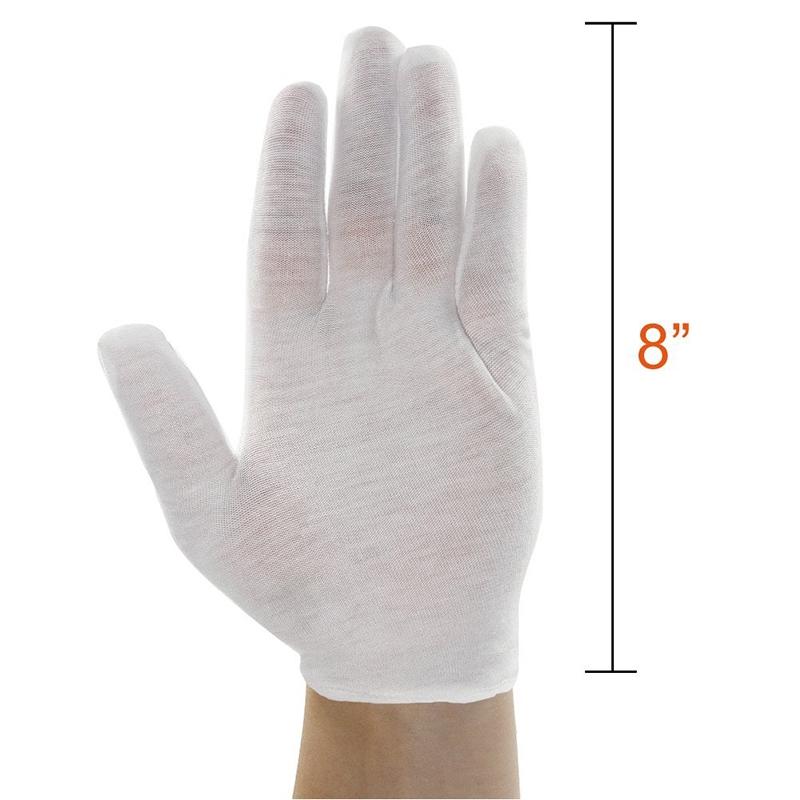Đôi găng tay cotton trắng 8 &quot; đảm bảo an toàn lao động