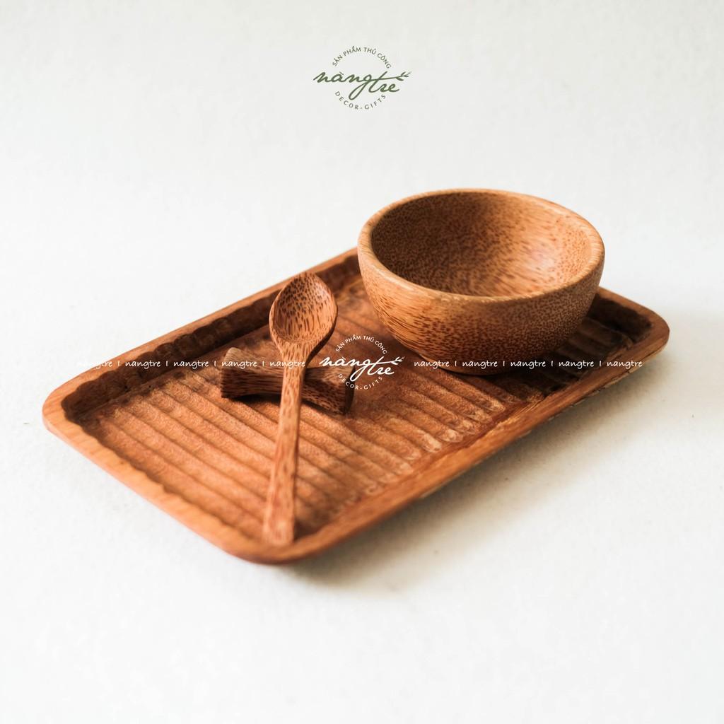 Chén gỗ dừa - Bát gỗ dừa - Coconut cup