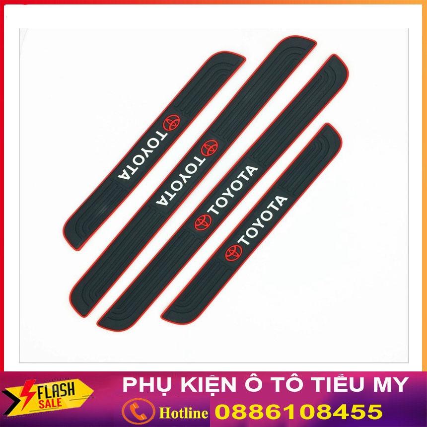 Bộ 4 Miếng Nẹp Bước Chân Bằng Cao Su Chống Trơn Trượt - Miếng Dán Chống Trầy Xước Bậc Cửa Lên Xuống
