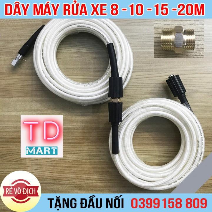 DÂY MÁY RỬA XE CAO CẤP TẶNG ĐẦU NỐI