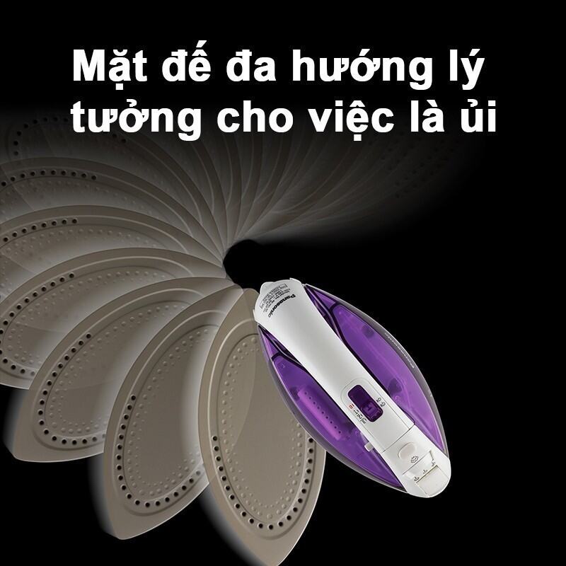 Bàn Ủi Hơi Nước Không Dây Panasonic NI-WL30VRA - Mặt Đế Silver Titan - Công Suất 1550W - Hàng Chính Hãng - NI-WL30VRA