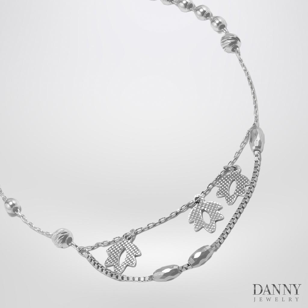 Lắc Tay Danny Jewelry Bạc 925 Xi Rhodium Hoạ Tiết LACY599