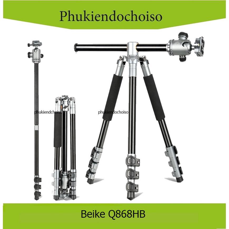 Chân máy ảnh Tripod Beike Q868HB, Hàng chính hãng