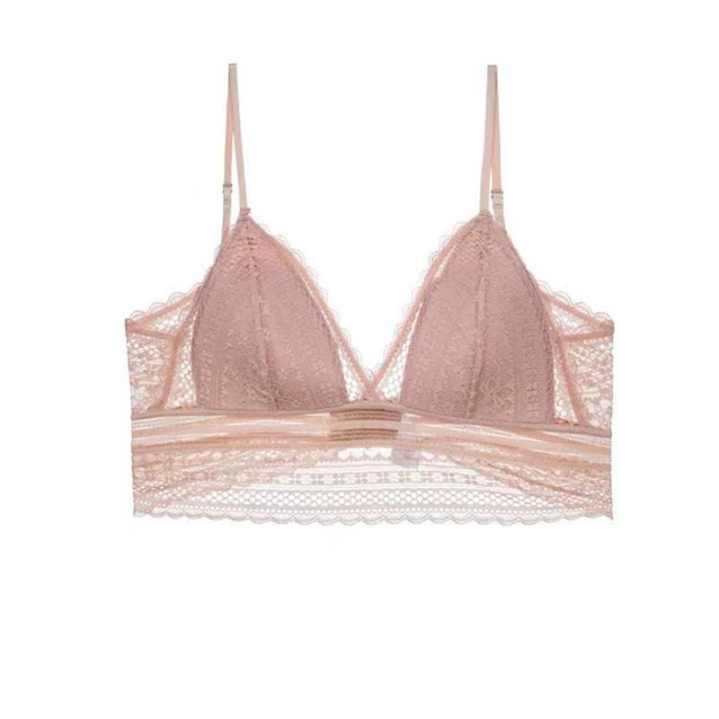 Không Có Dây Bộ Áo Ngực Ren Bralette Quần Lót Chất Lượng Cao Đẩy Lên Áo Thời Trang Áo Ngực Và Quần Bộ Gợi Cảm quần Lót Ren Nữ