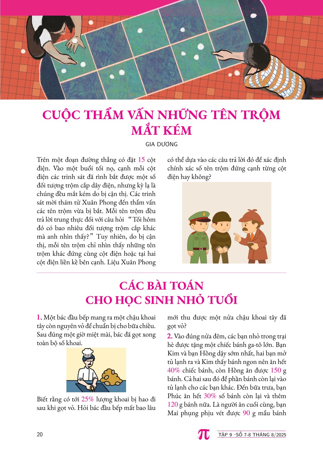Tạp chí Pi- Hội Toán học Việt Nam số 7-8 tháng 8 năm 2025