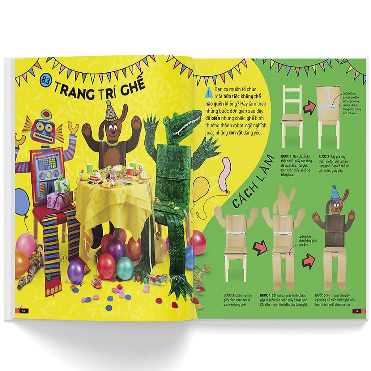 Sách Mở Khoá Trí Tưởng Tượng (Hơn 250 Cách Đập Tan Buồn Chán - Nhiều Ý Tưởng Trò Chơi Và Thủ Công Thú Vị - Kèm Theo Bàn Cờ, Quân Cờ Và Xúc Xắc)(Bìa Cứng)