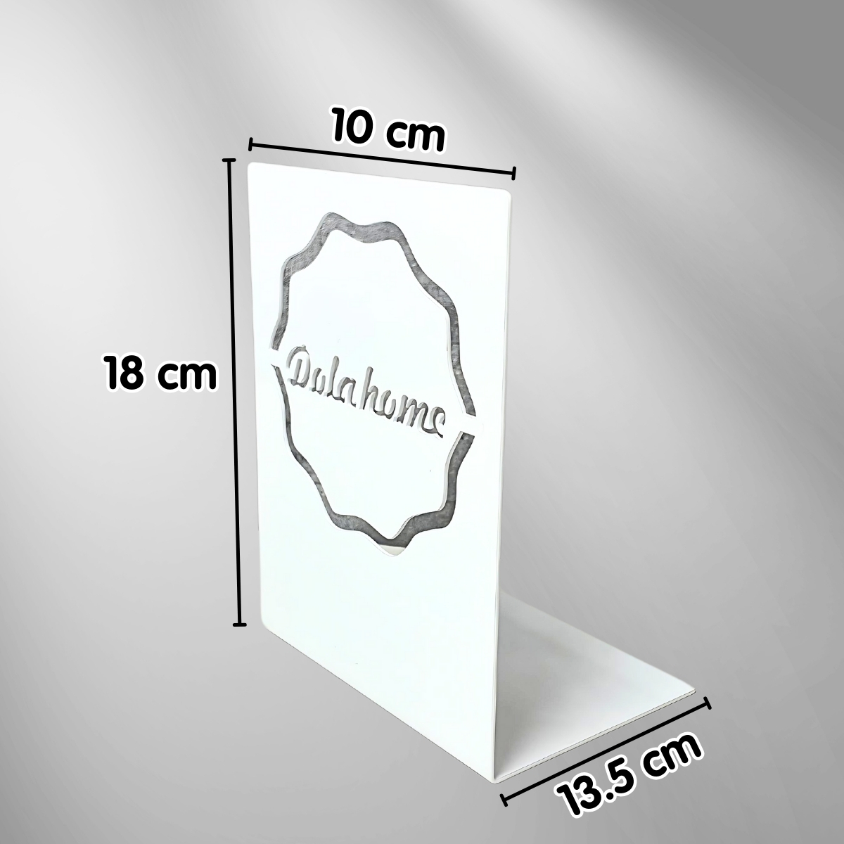 Giá chặn sách Dola Home kim loại sơn tĩnh điện cao cấp sắp xếp tài liệu, giấy tờ, sách vở gọn gàng