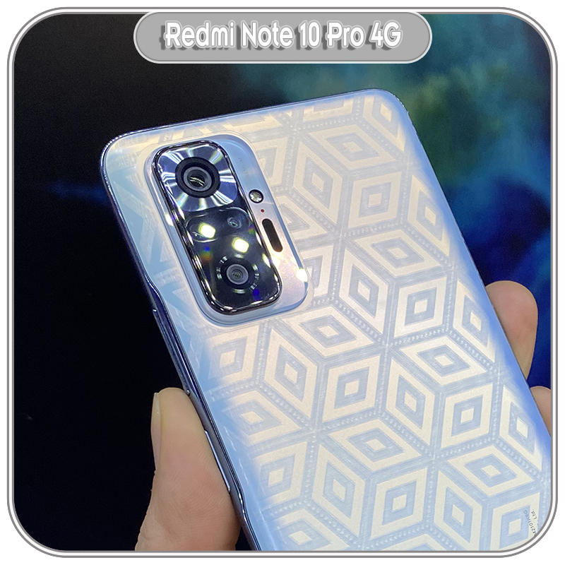 Miếng dán PPF mặt sau trong 3D Khối Rubik cho Xiaomi Redmi Note 10 Pro 4G