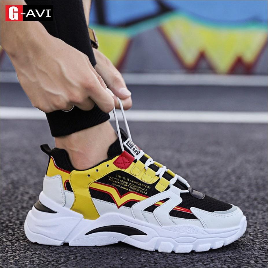Giày sneaker nam tăng chiều cao mẫu mới phong cách trẻ trung năng động hot trend 2021 AVi364