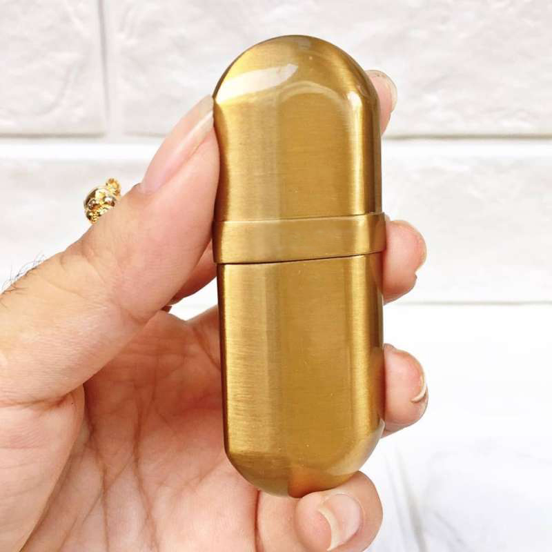 Vỏ Hột Quẹt Bật Lửa Xăng Đá Dolphin HY-602 Nhỏ Gọn