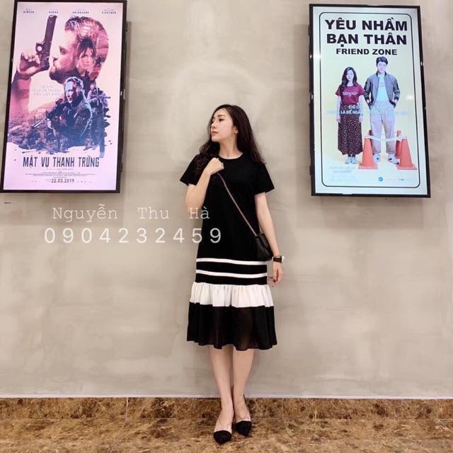 Váy dáng suông cotton live