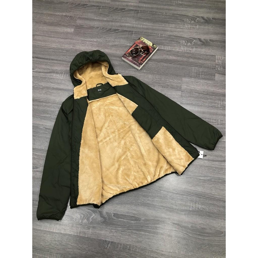 Áo gió nam lót lông MÁT NHẸ