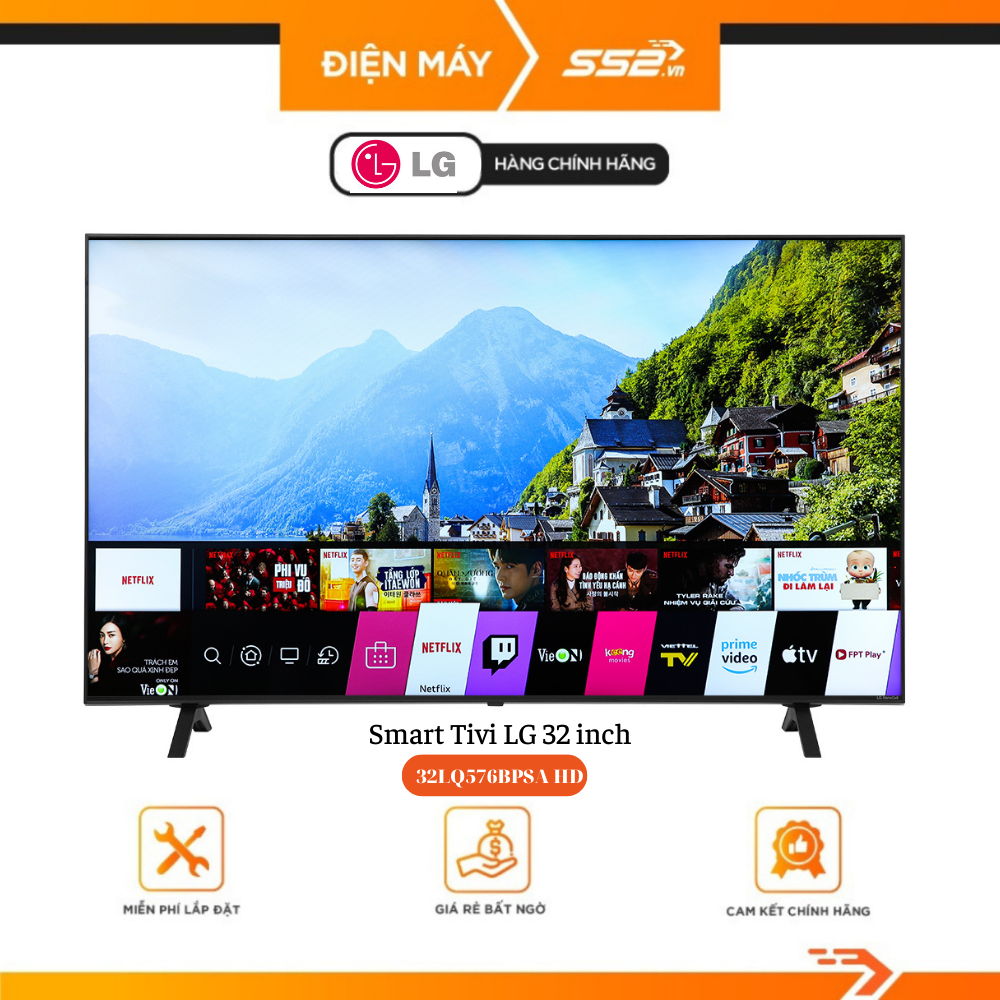 Smart Tivi LG 32 inch 32LQ576BPSA HD- Hàng Chính Hãng.