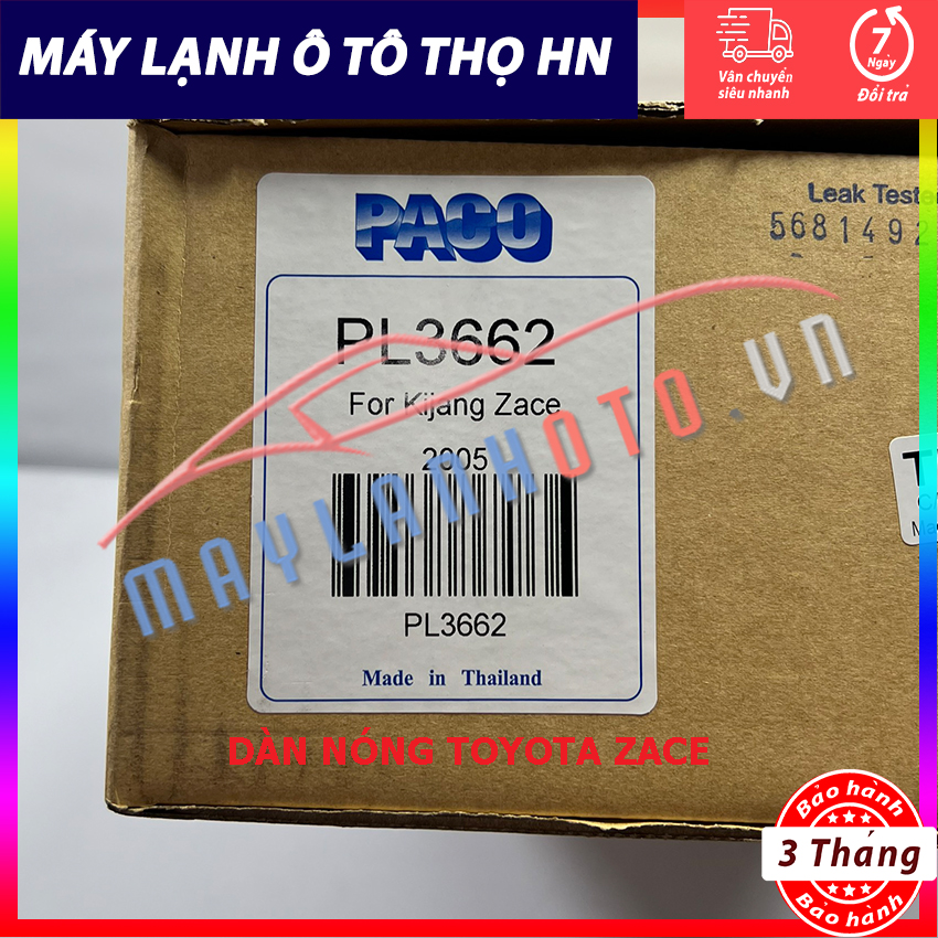 Dàn nóng Toyota Zace 1.8 Hàng xịn Thái Lan