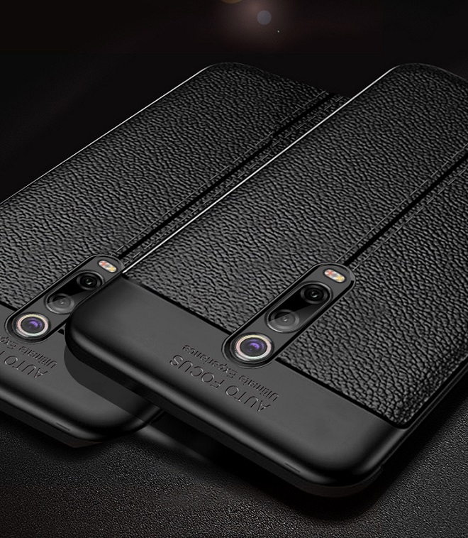 Ốp Lưng Cho Xiaomi Redmi K20 Pro Silicon Giả Da, Chống Sốc Auto Focus - Hàng Chính Hãng