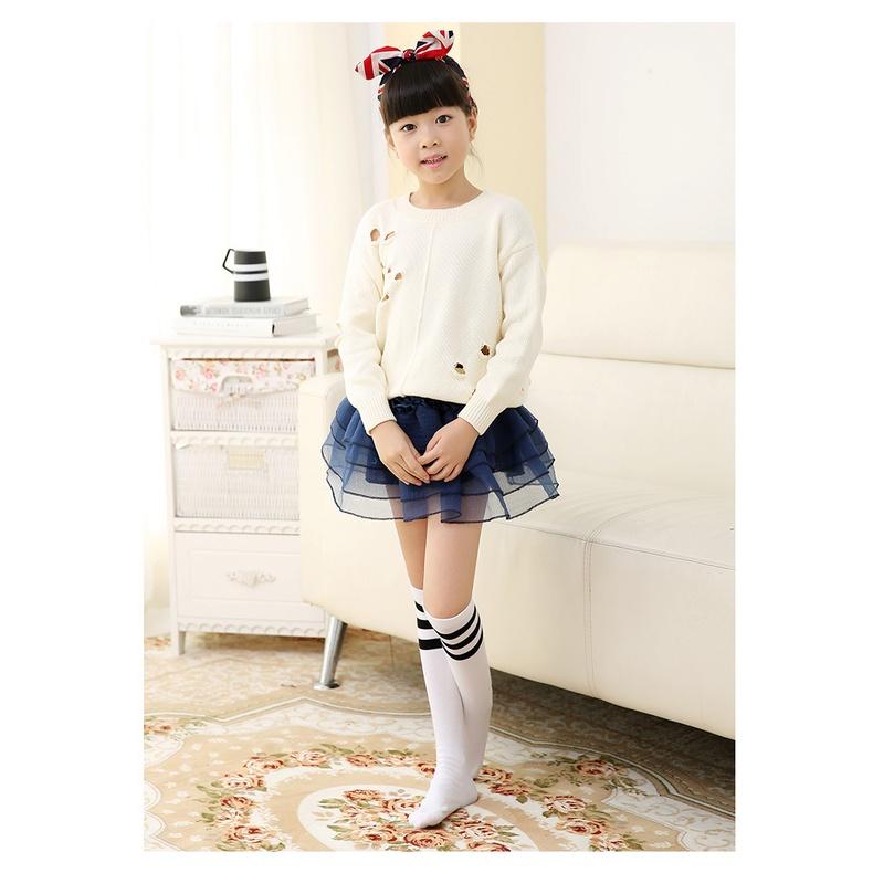 Vớ cao dưới gối kiểu công chúa xinh xắn dành cho bé gái 35CM 42CM